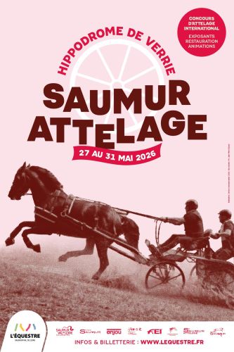 Affiche Saumur Attelage 2026