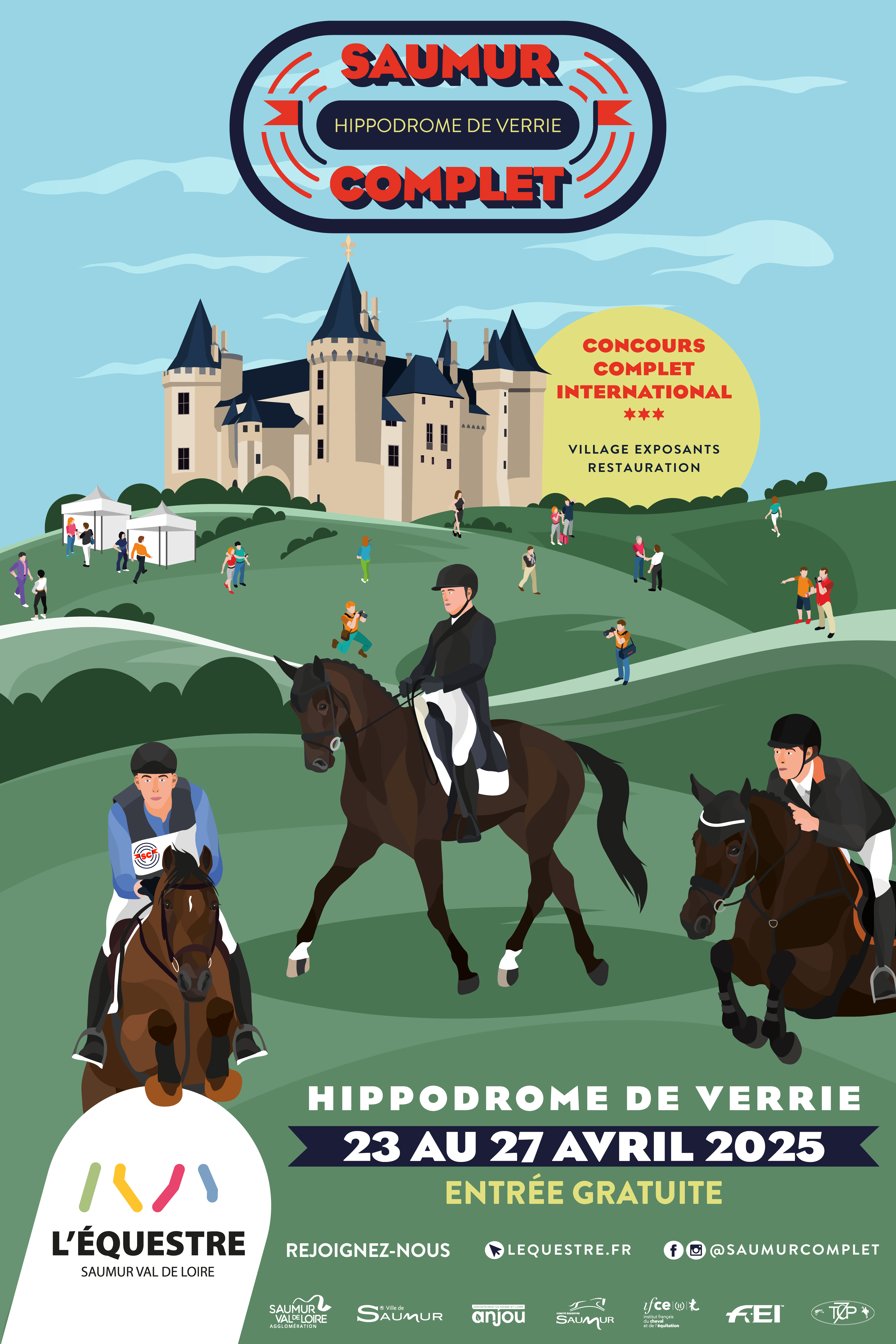 Affiche Saumur Complet