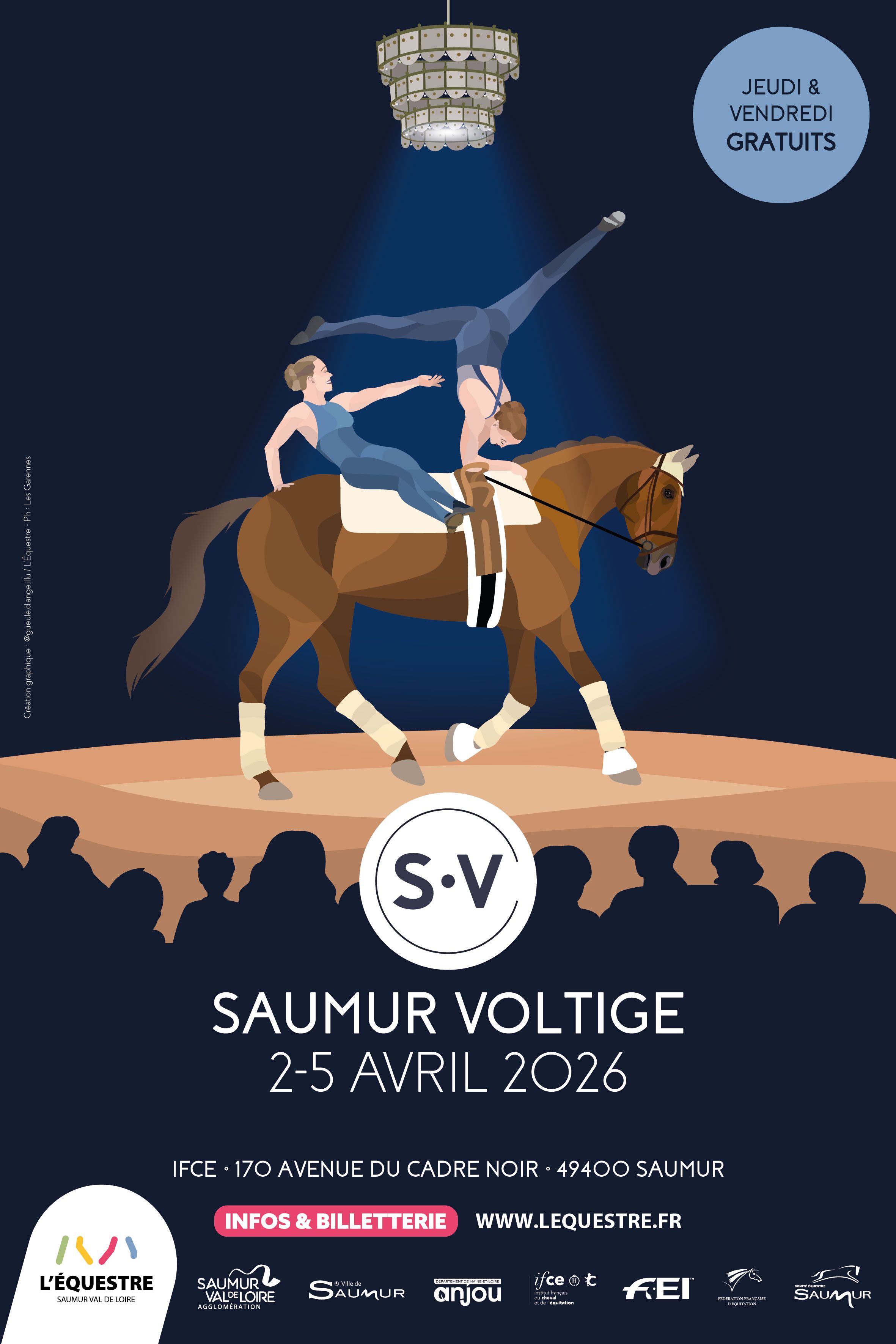 Affiche Saumur Voltige