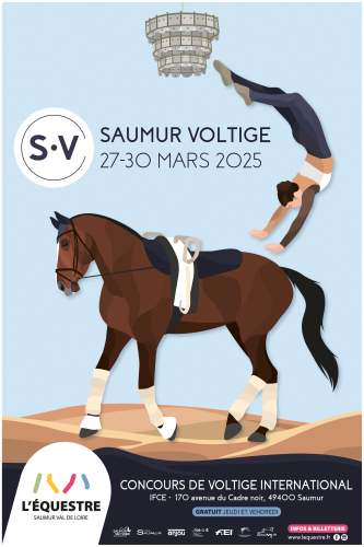 Affiche Saumur Voltige