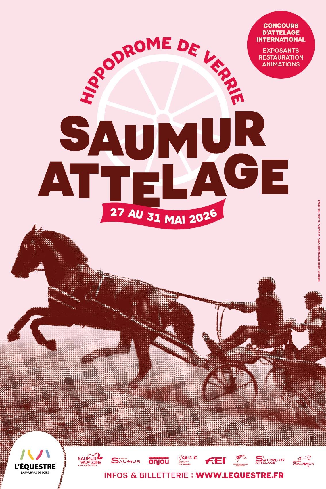 Saumur Horse-Drawn Carriage Poster